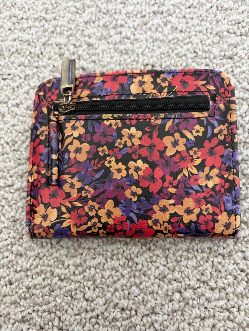 Floral Zip Wallet - Multicolor